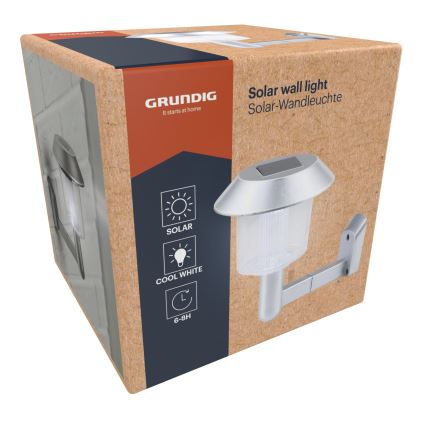Grundig - LED Solarna stenska svetilka LED/1,2V