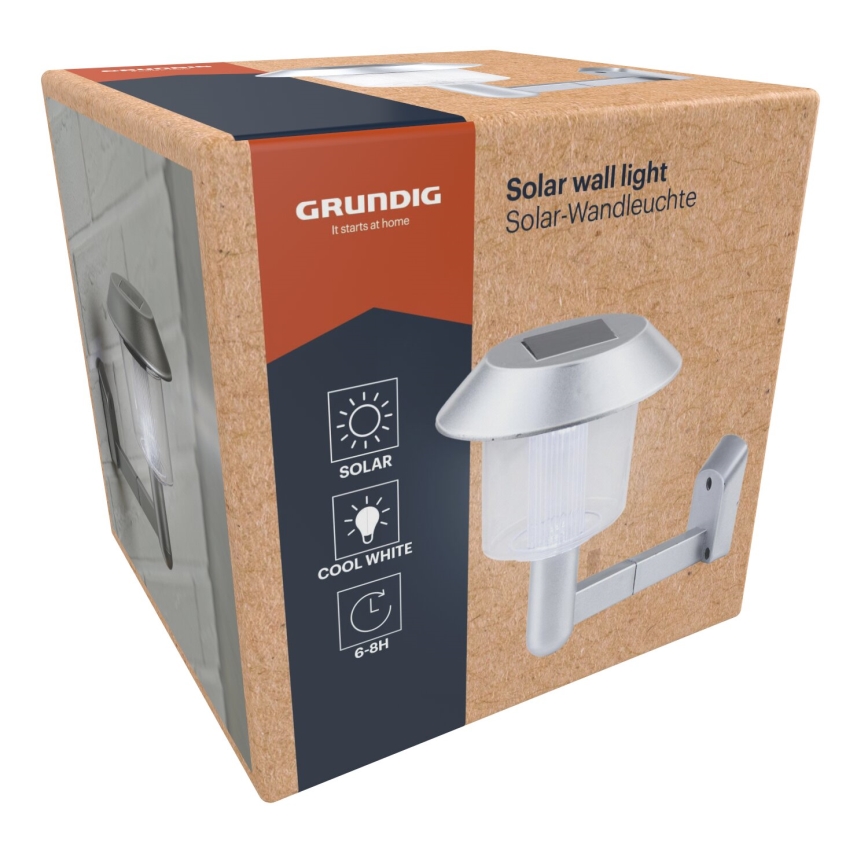 Grundig - LED Solarna stenska svetilka LED/1,2V