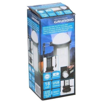 Grundig - LED Solarna svetilka LED/18W/5,5V