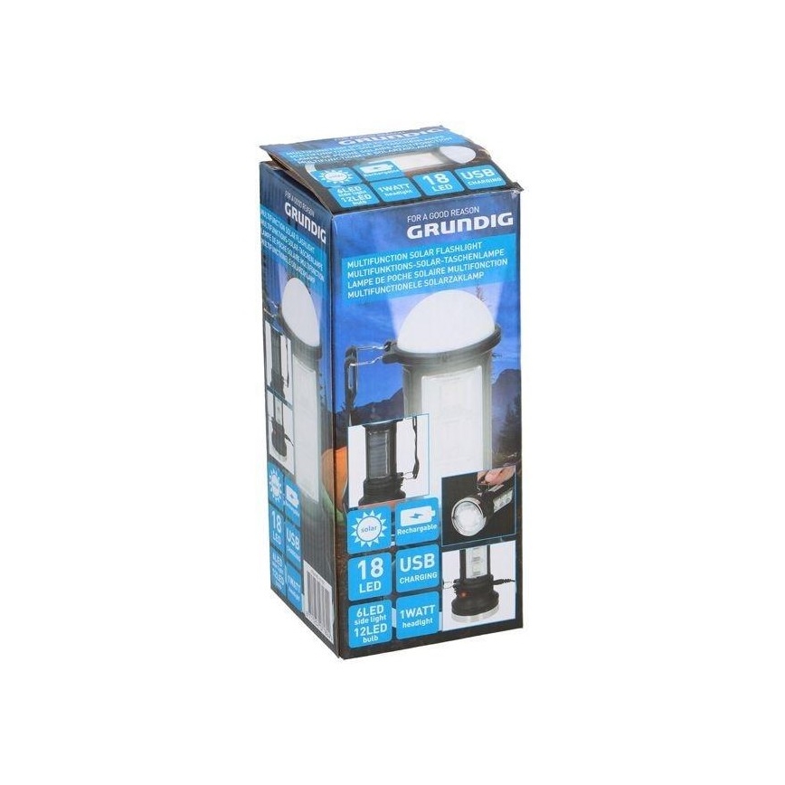 Grundig - LED Solarna svetilka LED/18W/5,5V