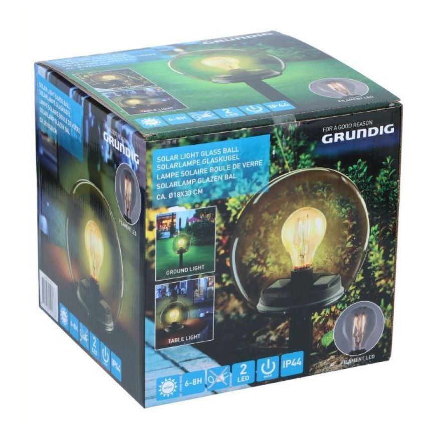 Grundig - LED Solarna svetilka LED/3,7V IP44
