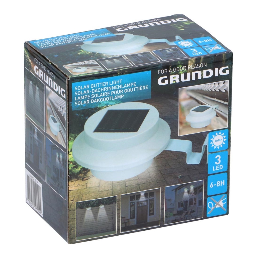 Grundig - LED Solarna svetilka z držalom 3xLED/1xAA 600 mAh