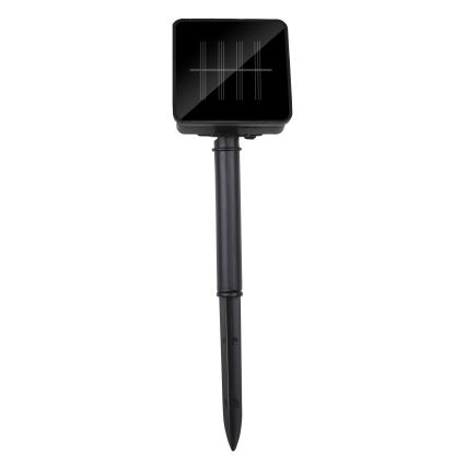 Grundig - LED Solarna veriga 50xLED/8 funkcij 6,9m topla bela
