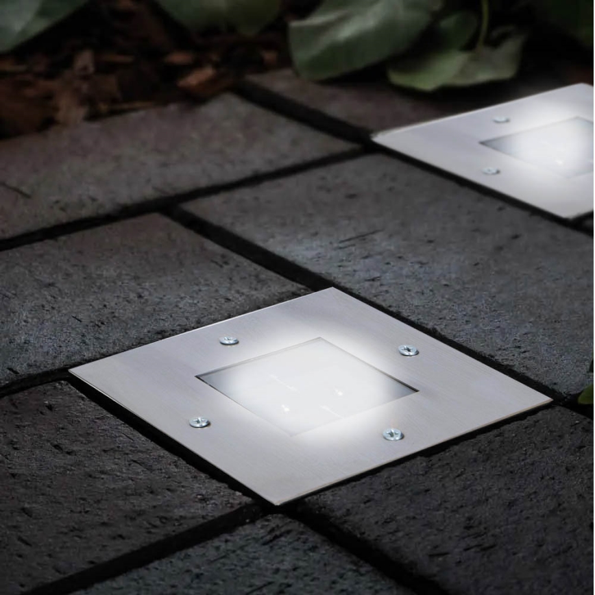 Grundig - LED Solarna vgradna svetilka 2xLED/1,2V 600mAh IP44