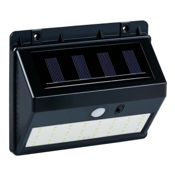 Grundig - LED sončna stenska svetilka s senzorjem LED/1,2V 600 mAh IP44