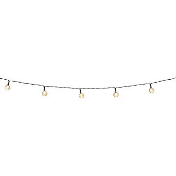 Grundig - LED zatemnitvena sončna veriga 50xLED/8 funkcij 9,35 m IP44 topla bela 600 mAh + daljinski upravljalnik