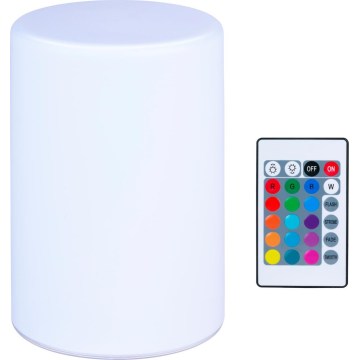 Grundig - RGB LED namizna svetilka s funkcijo zatemnitve LED/3xAAA + daljinski upravljalnik