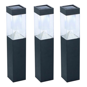 Grundig - SET 3x Solarna svetilka LED/1,2V 6,5x35,5cm