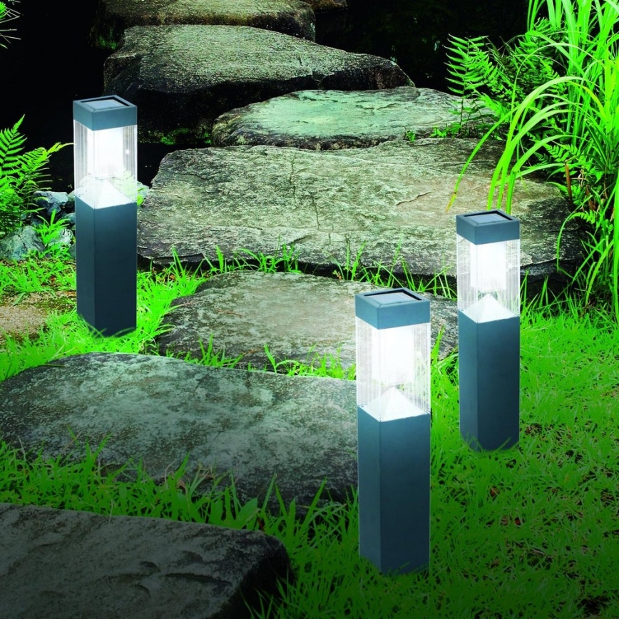 Grundig - SET 3x Solarna svetilka LED/1,2V 6,5x35,5cm