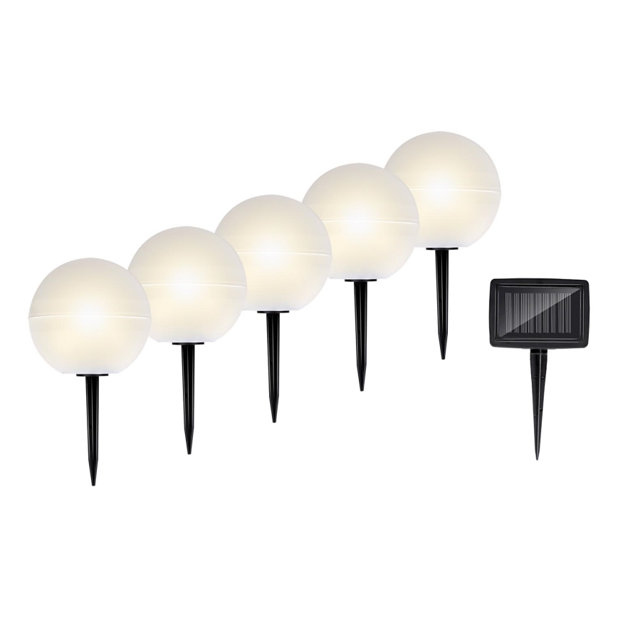 Grundig - SET 5x LED RGBW  Solarna svetilka LED/3,2V IP44