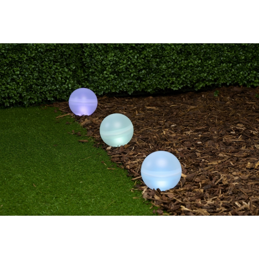 Grundig - SET 5x LED RGBW  Solarna svetilka LED/3,2V IP44
