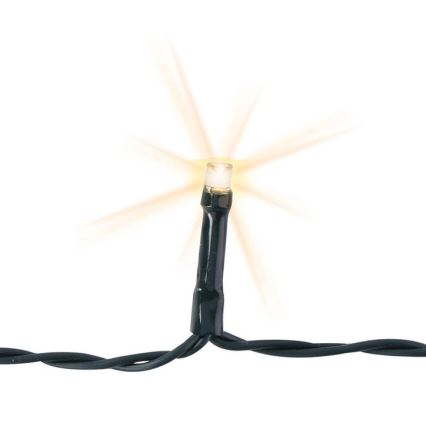 Grundig - Zunanja božična veriga 24xLED/8 funkcij 2,23m IP44 topla bela