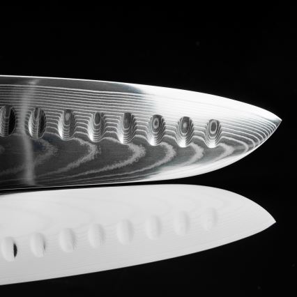 Gudaro - Damaščanski santoku kuhinjski nož FENG 7,5, iz 67 slojev jekla, dolžina 18 cm