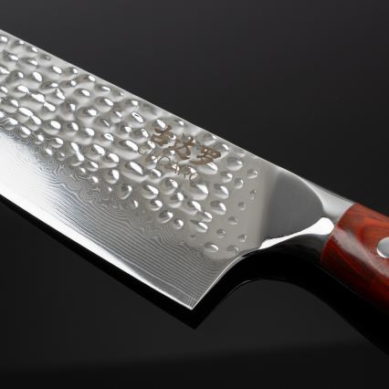 Gudaro - Damaskovski Santoku kuhinjski nož MIYABI 7, 67 slojev jekla, dolžina 17,5 cm