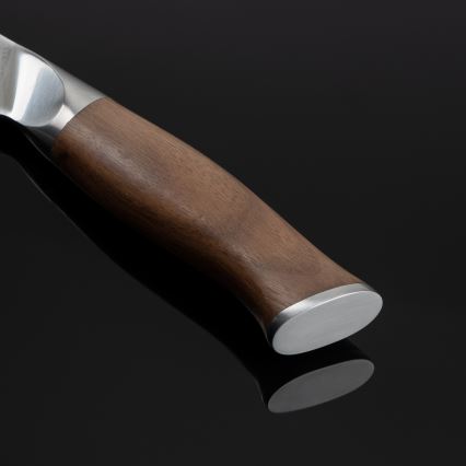 Gudaro - Damaškov Santoku kuhinjski nož TAKUMI 7, 67 slojev jekla, dolžina 17,5 cm, oreh