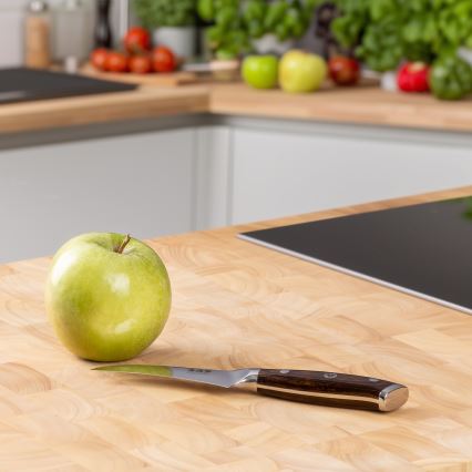 Gudaro -Damaskovski kuhinjski nož za sadje FENG 3,5, 67 plasti jekla, dolžina 9,5cm