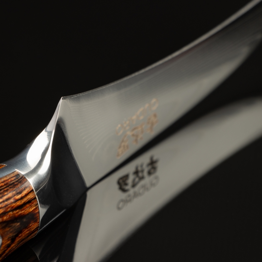 Gudaro -Damaskovski kuhinjski nož za sadje FENG 3,5, 67 plasti jekla, dolžina 9,5cm