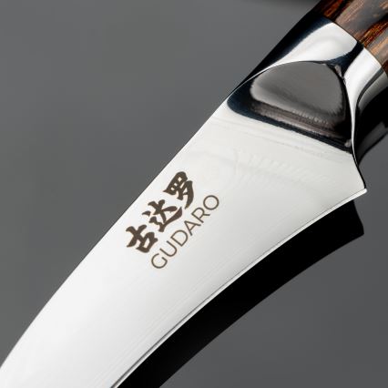 Gudaro -Damaskovski kuhinjski nož za sadje FENG 3,5, 67 plasti jekla, dolžina 9,5cm