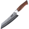 Gudaro - damaskovski Santoku kuhinjski nož TAKUMI 7