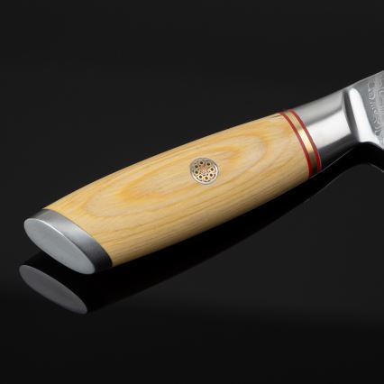 Gudaro - Damaskovski univerzalni kuhinjski nož HIKARI 5, 67 slojev jekla, dolžina 12,5 cm