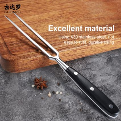 Gudaro - Kuhinjska vilica MIYABI črna/pakka