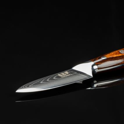 Gudaro - Kuhinjski nož PARING 7,6 cm iz damasknega jekla