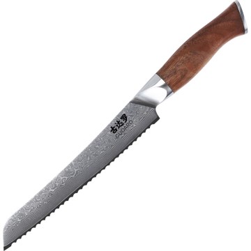 Gudaro - Nož za kruh iz damaščanskega jekla TAKUMI 8