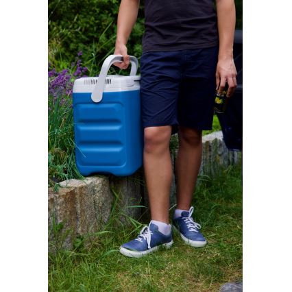 Guzzanti GZ 30BW - Prenosni hladilnik za avto 29 l 65W/12V/230V modre barve