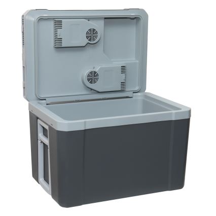 Guzzanti GZ 48GR - Prenosni avtomobilski hladilnik 48 l, 58 W, 12 V/230 V, siv