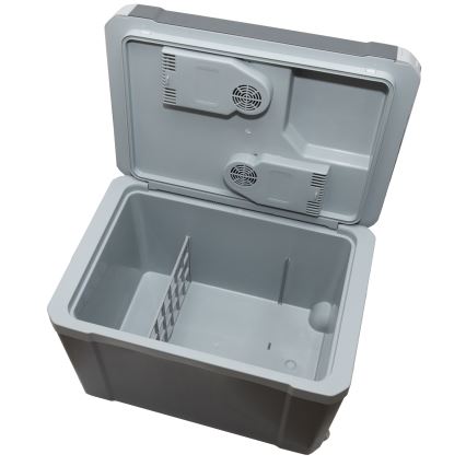 Guzzanti GZ 48GR - Prenosni avtomobilski hladilnik 48 l, 58 W, 12 V/230 V, siv