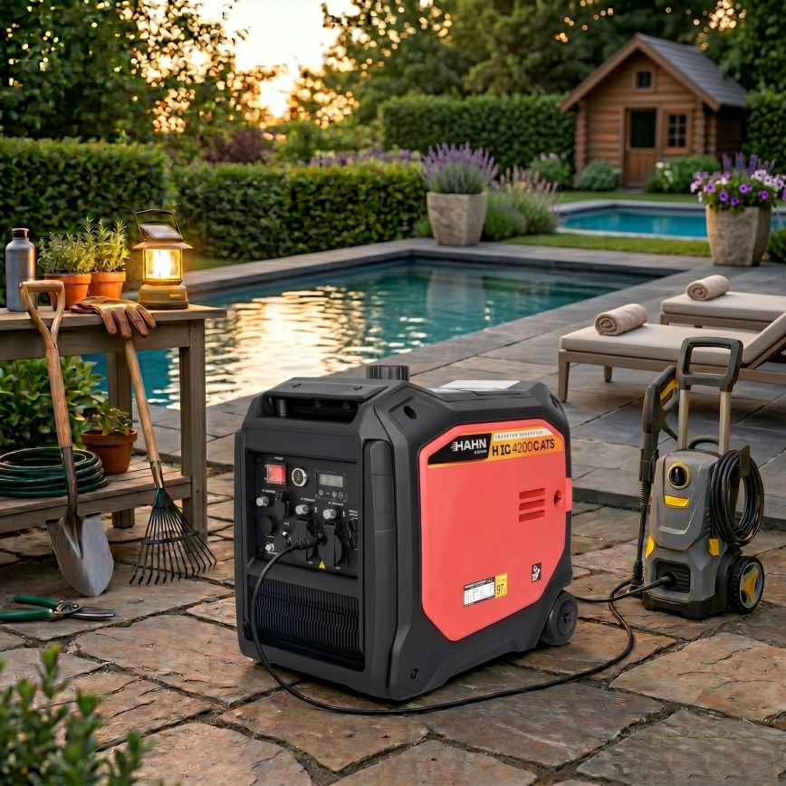 Hahn & Sohn 20062 - Bencinski/LPG generator H IG 4200 G ATS 4200/3800W