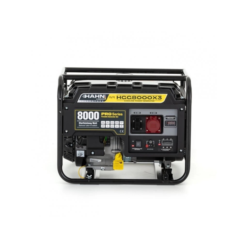 Hahn & Sohn 9177 - Bencinski električni generator HGG 8000 X3 6500W