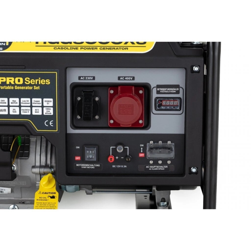 Hahn & Sohn 9177 - Bencinski električni generator HGG 8000 X3 6500W
