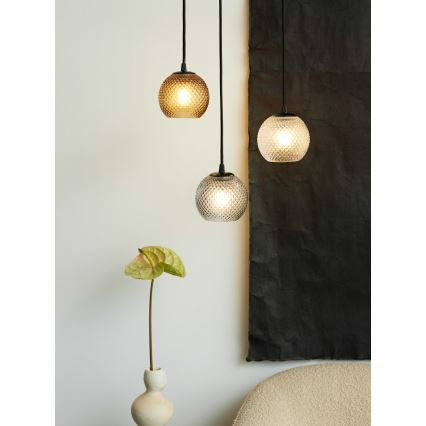 Halo Design 718368 - Viseča svetilka na kablu NOBB 1xE27/40W/230V dimno rjava