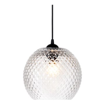 Halo Design 718436 - Viseča svetilka na kablu NOBB 1xE27/40W/230V Ø 22 cm, prozorna