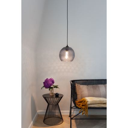 Halo Design 718443 - Viseča svetilka na kablu NOBB 1xE27/40W/230V premer 22 cm dimno siva