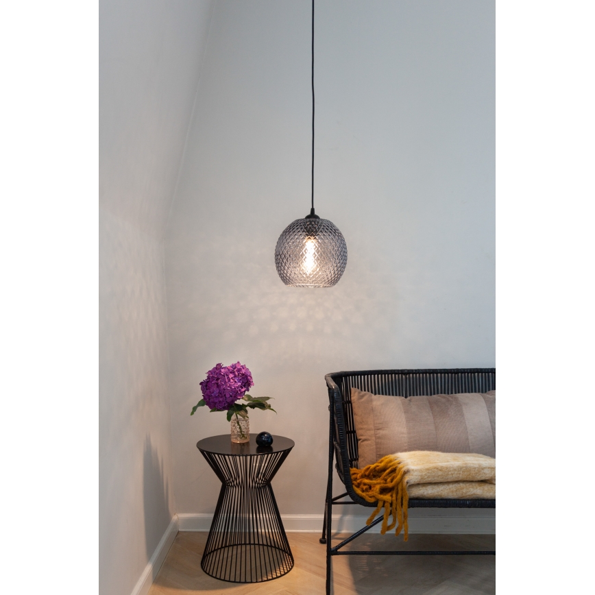Halo Design 718443 - Viseča svetilka na kablu NOBB 1xE27/40W/230V premer 22 cm dimno siva