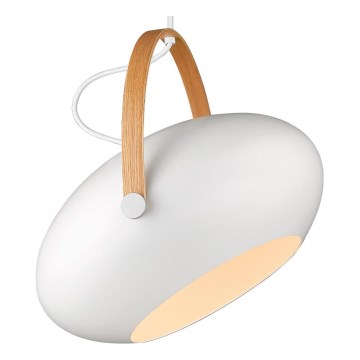 Halo Design 734375 - Lestenec na kablu DC 1xE27/40W/230V premer 40 cm bela/hrast