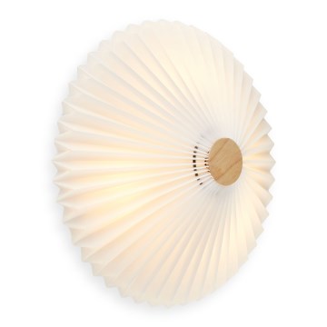 Halo Design 745081 - Stensko svetilo PARIS 3xG9/28W/230V, premer 40 cm, bela/mesing/hrast