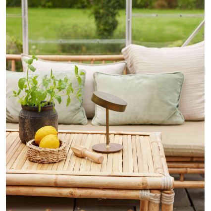 Halo Design 745784 - LED Zatemnjevalna polnilna namizna svetilka ON THE MOVE LED/2,5W/4000 mAh medenina/les