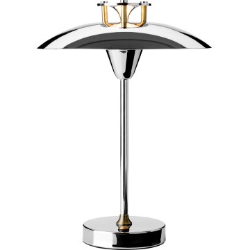 Halo Design 746163 - LED zatemnjevalna zunanja polnilna namizna svetilka MINI STEPP LED/1,8W/1600 mAh IP44 sijajni krom