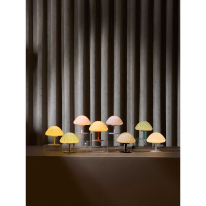 Halo Design 746996 - Namizna svetilka CANDY MINI MUSH 1xG9/25W/230V, premer 17 cm, bela