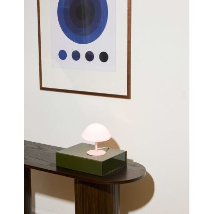 Halo Design 747047 - Namizna svetilka CANDY MINI MUSH 1xG9/25W/230V premer 17 cm rožnata