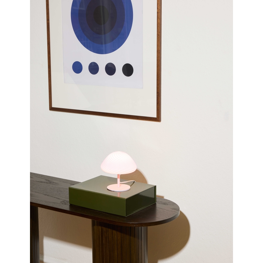 Halo Design 747047 - Namizna svetilka CANDY MINI MUSH 1xG9/25W/230V premer 17 cm rožnata