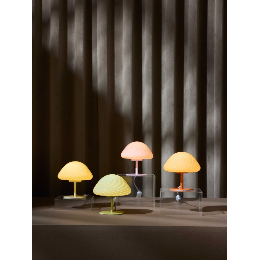 Halo Design 747047 - Namizna svetilka CANDY MINI MUSH 1xG9/25W/230V premer 17 cm rožnata