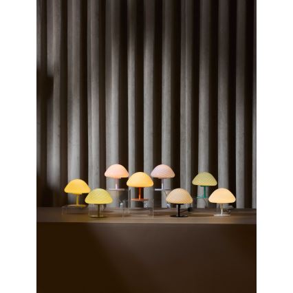 Halo Design 747085 - Namizna svetilka CANDY MINI MUSH 1xG9/25W/230V Ø 17 cm zelena