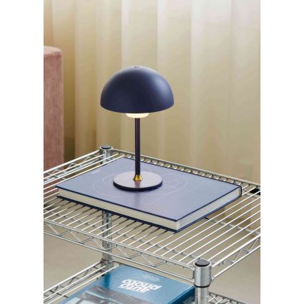 Halo Design 747603 - polnilna namizna LED svetilka MOON LIGHT z nastavljivo svetlostjo LED/2,7W/2600 mAh modra