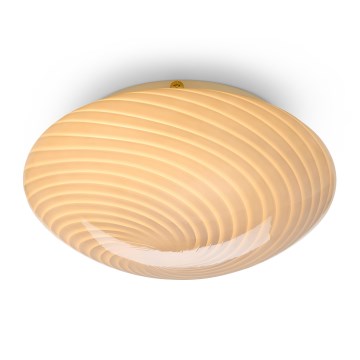 Halo Design 748686 - Stropna svetilka CANDY 1xE27/40W/230V Ø 30 cm siva/mesing