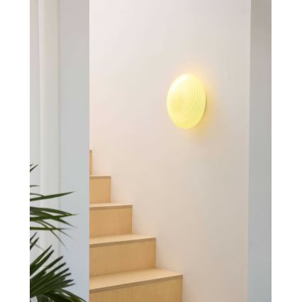 Halo Design 748693 - Stropna svetilka CANDY 1xE27/40W/230V premer 30 cm bež/medenina