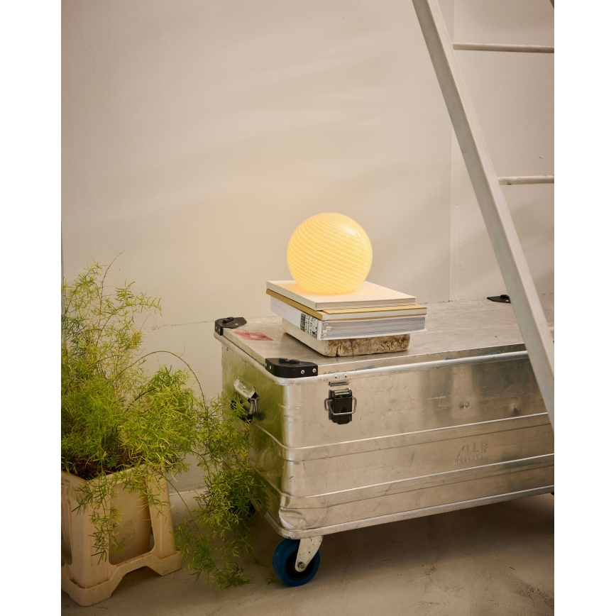 Halo Design 748808 - Namizna svetilka CANDY 1xE14/25W/230V, premer 20 cm, bež